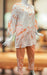 White/Orange Chikankari Short Kurti/Pant Co-Ord Set . Versatile Cotton Fabric. | Laces and Frills - Laces and Frills