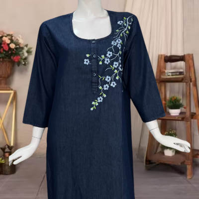 Denim Nighty | Laces and Frills