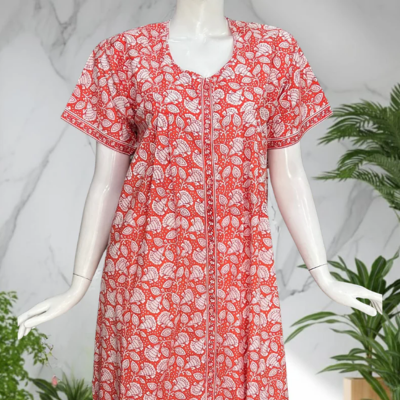 Front Full Open Nighty