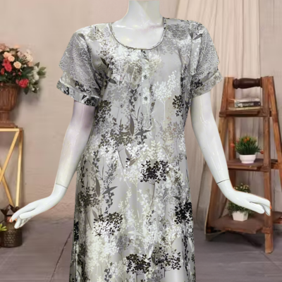 Satin Material Nighties | Laces and Frills