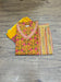 Yellow/Pink Garden Jaipur Cotton Kurti With Pant And Dupatta Set  .Pure Versatile Cotton. | Laces and Frills - Laces and Frills