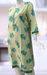 Off White/Sea Green Floral Jaipuri Cotton Kurti. Pure Versatile Cotton. | Laces and Frills - Laces and Frills