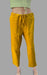 Mustard Yellow Straight Pants . Pure Cotton Fabric | Laces and Frills - Laces and Frills
