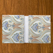 Off White/Lavender Ajarkh Print Double Bedsheet with Pillow Covers/108" x 108" - Laces and Frills