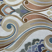 Off White/Lavender Ajarkh Print Double Bedsheet with Pillow Covers/108" x 108" - Laces and Frills