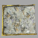 Grey/Mustard/Lavender Garden Double Bedsheet with Pillow Covers/108" x 108" - Laces and Frills