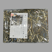 Dark Grey Floral Double Bedsheet with Pillow Covers/108" x 108" - Laces and Frills