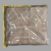 Light Peach Abstract Double Bedsheet with Pillow Covers/108" x 108" - Laces and Frills