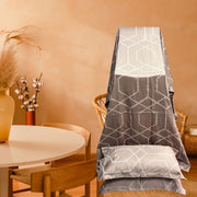 Light Peach Abstract Double Bedsheet with Pillow Covers/108" x 108" - Laces and Frills