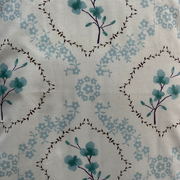 Sea Green Garden Double Bedsheet with Pillow Covers/90" x 108" - Laces and Frills