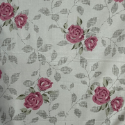 Pink Floral Double Bedsheet with Pillow Covers/90" x 108" - Laces and Frills
