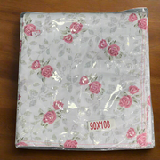 Pink Floral Double Bedsheet with Pillow Covers/90" x 108" - Laces and Frills