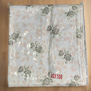 Grey Floral Double Bedsheet with Pillow Covers/90" x 108" - Laces and Frills