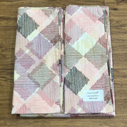 Mustard Abstract Double Bedsheet with Pillow Covers/90" x 108" - Laces and Frills