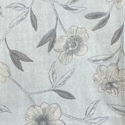 Light Blue Floral Garden Double Bedsheet with Pillow Covers/90" x 108" - Laces and Frills