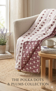 Light Maroon Blanket | Dohar. Dots, Soft & Cozy. One Double bed Reversible | Laces and Frills - Laces and Frills