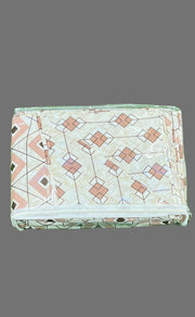 Peach Blanket | Dohar. Abstract, Soft & Cozy. One Double bed Reversible | Laces and Frills - Laces and Frills