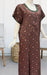 Brown Hearts XXL Spun Nighty. Flowy Spun Fabric | Laces and Frills - Laces and Frills