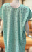 Sea Green Dots Soft 3XL Nighty. Soft Breathable Fabric | Laces and Frills - Laces and Frills
