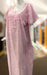 Pink Leafy Pure Boutique Cotton Nighty. Pure Durable Cotton | Laces and Frills - Laces and Frills