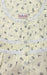 Yellow Tiny Flora Pure Boutique Cotton Nighty. Pure Durable Cotton | Laces and Frills - Laces and Frills