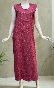 Pink Garden House Coat Set. Soft Breathable Fabric | Laces and Frills - Laces and Frills