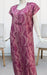 Pink Abstract Spun Nighty. Pure Durable Cotton | Laces and Frills - Laces and Frills