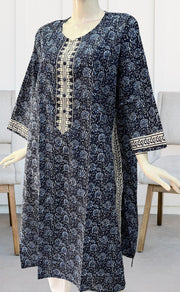 Blue Garden Jaipuri Cotton Kurti. Pure Versatile Cotton. | Laces and Frills - Laces and Frills