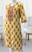 Light Yellow/Pink Floral Jaipuri Cotton Kurti. Pure Versatile Cotton. | Laces and Frills - Laces and Frills