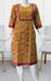 Yellow/Pink Flora Jaipuri Cotton Kurti. Pure Versatile Cotton. | Laces and Frills - Laces and Frills
