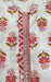 White/Peach Floral Jaipuri Cotton Kurti. Pure Versatile Cotton. | Laces and Frills - Laces and Frills