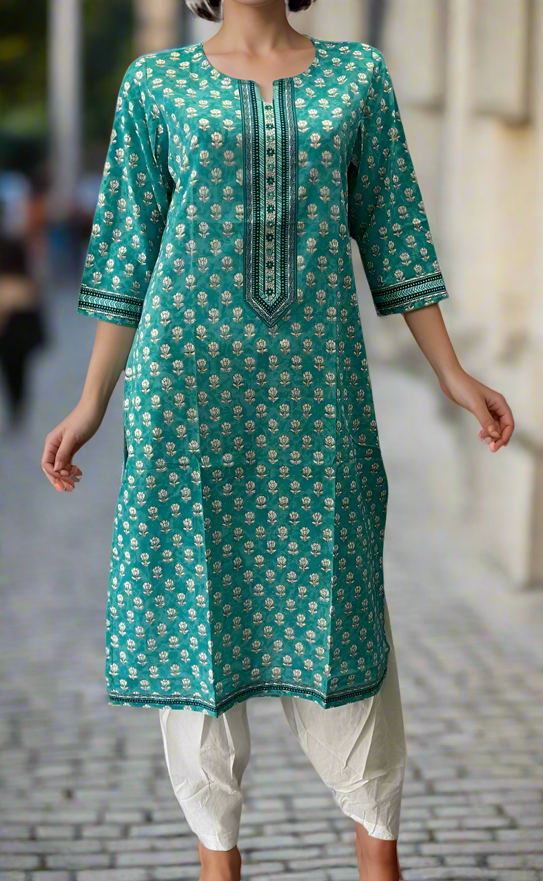Premium Cotton Kurti - IBKT01 main image 1