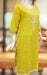 Yellow Jaipuri Cotton Embroidery Kurti. Pure Versatile Cotton. | Laces and Frills - Laces and Frills