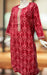 Red Ikkat Jaipuri Cotton Kurti. Pure Versatile Cotton. | Laces and Frills - Laces and Frills