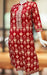 Red Abstract Jaipuri Cotton Kurti. Pure Versatile Cotton. | Laces and Frills - Laces and Frills