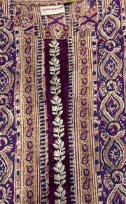 Purple Garden Jaipuri Cotton Kurti. Pure Versatile Cotton. | Laces and Frills - Laces and Frills