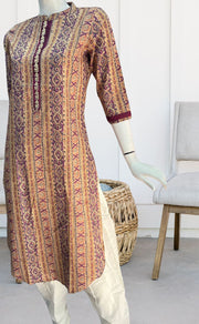 Purple Garden Jaipuri Cotton Kurti. Pure Versatile Cotton. | Laces and Frills - Laces and Frills