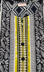 Black Floral Jaipuri Cotton Kurti. Pure Versatile Cotton. | Laces and Frills