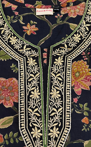 Black Garden Jaipuri Cotton Kurti. Pure Versatile Cotton. | Laces and Frills