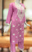 Baby Pink Machine Chikankari Kurti Set. Flowy Rayon Fabric. | Laces and Frills - Laces and Frills
