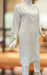 White Machine Chikankari Kurti Set. Flowy Rayon Fabric. | Laces and Frills - Laces and Frills