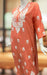 Peach Chikankari Kurti. Flowy Rayon Fabric. | Laces and Frills - Laces and Frills