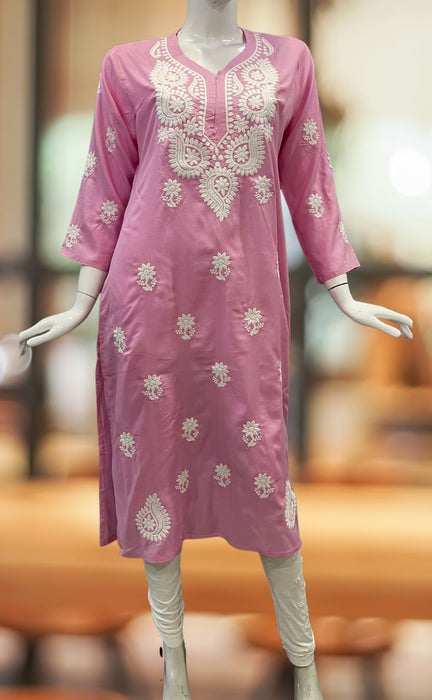 Buy Baby Pink Designer Readymade Party Wear Kurti With Palazzo | Party Wear  Kurtis