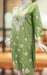 Pista Green Chikankari Kurti. Flowy Rayon Fabric. | Laces and Frills - Laces and Frills