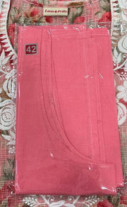 Red Chikankari Kurti. Kota Doria Fabric. | Laces and Frills - Laces and Frills