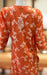 Orange Machine Chikankari Kurti.  Versatile Cotton Fabric. | Laces and Frills - Laces and Frills