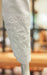 White Chikankari Straight Pants . Stretchable Cotton Lycra Fabric | Laces and Frills - Laces and Frills