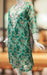 Green Chikankari Kurti. Kota Doria Fabric. | Laces and Frills - Laces and Frills