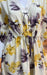 Off White/Lavender Floral Satin Kaftan .Soft Silky Satin | Laces and Frills - Laces and Frills