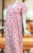 Baby Pink Chikankari Boutique Cotton Nighty. Boutique Cotton | Laces and Frills - Laces and Frills